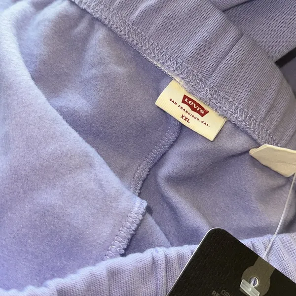 NWT Levi's Graphic Minimal Taping Laundry Sweat Pants Lilac XXL - Image 10