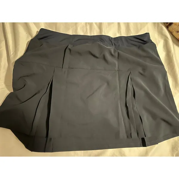 Lands' End Navy‎ Blue Mini Skort for Women XL - Image 5