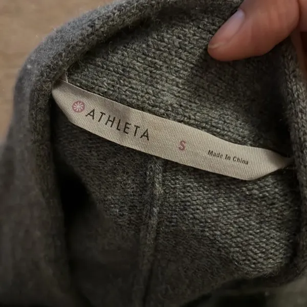 Athleta grey open front‎ cardigan small - Image 6