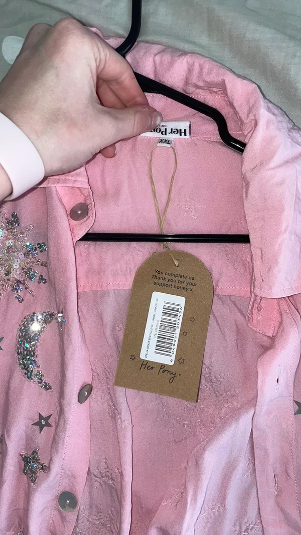 the Label Sequin Shirt - Image 5