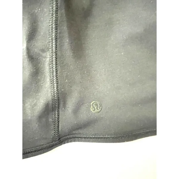 Lululemon Making Moves Long Sleeve Top Pleated Back Rulu Fabric Black Size 2 - Image 7