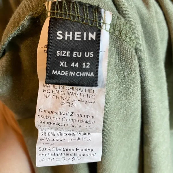 SHEIN Green Sleeveless Sweetheart Midi Sundress SZ XL - Image 3