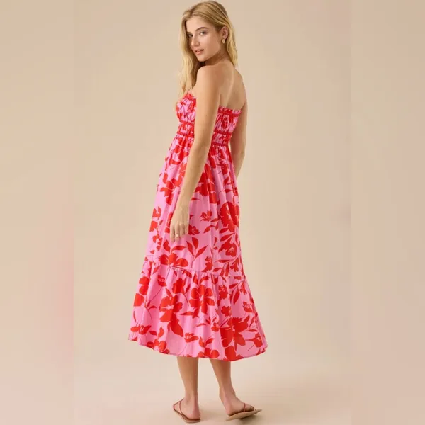 NWT Altar’d State Mallory Floral Midi Dress - Image 6