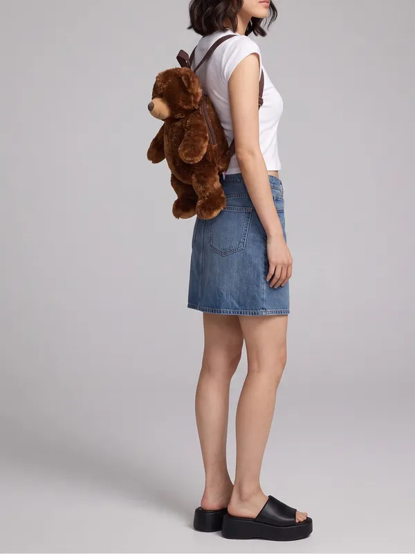 Unipack Teddy Bear Back pack Dopamine maximalism club kid 90s whimsical - Image 2