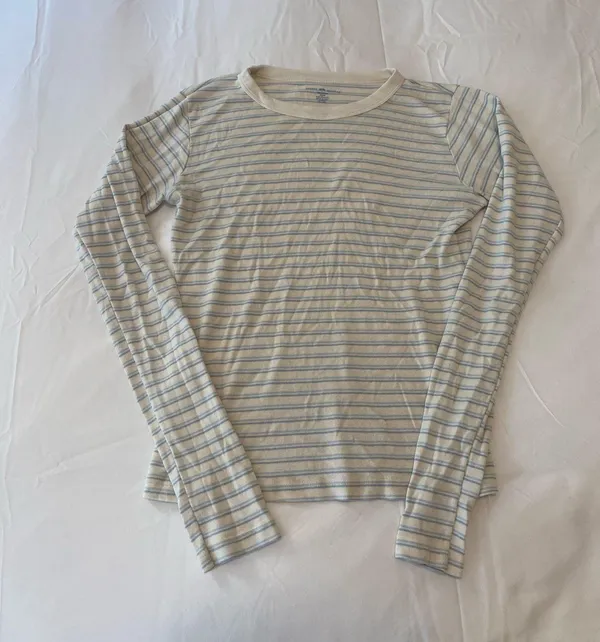 Brandy Melville Striped Long Sleeve Shirt - Image 3