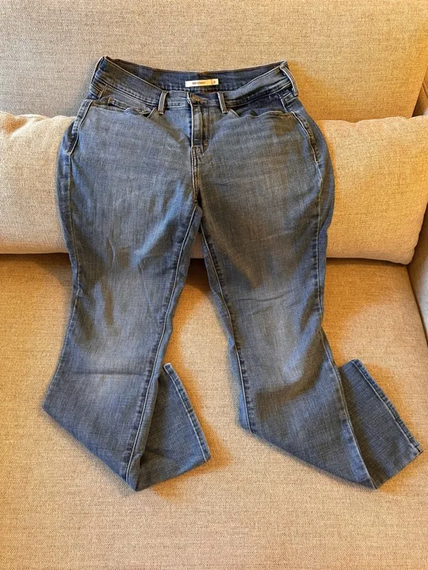 Levi’s 505 Straight Leg Women’s Blue Jeans Size 8 Medium Wash Denim W 28 L 30 - Image 8