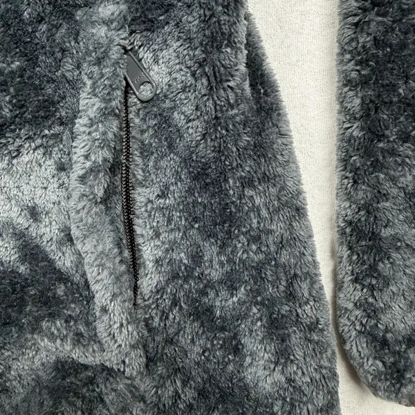 Columbia Fire Side II Sherpa Fleece 1/4 Zip Pullover Women’s Medium Gray - Image 3
