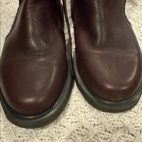 Dr. Martens JONI WOMENS 7 Dark Brown Leather Boots - Image 2
