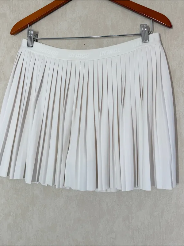 Prince Pickleball Women’s Pleated Skort Skirt Athletic in Ivory XL - Image 3