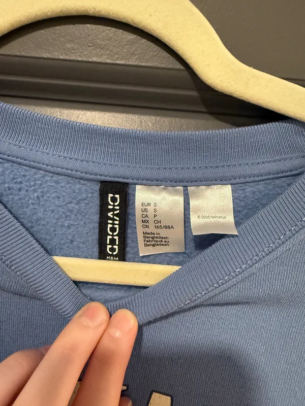 Divided Nirvana H&M Sweatshirt - Image 3