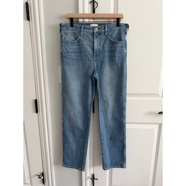 Everlane NWOT High-Rise Cigarette Jeans Medium Blue Size 30R - Image 3
