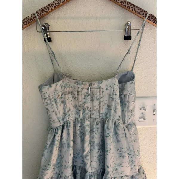 MAISON AMORY The Windsor Maxi Dress in Light Blue Size Medium - Image 10