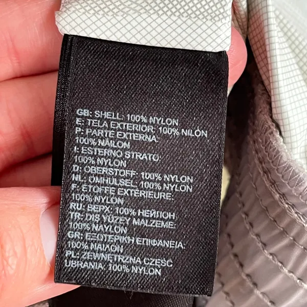 The North Face Women's Grey Hooded Rain Jacket Size S - Image 9
