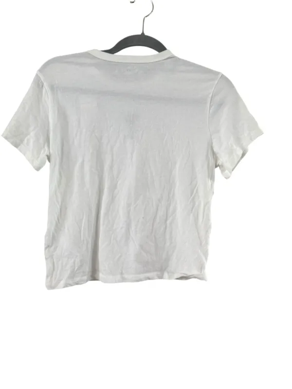 Women's Abercrombie & Fitch Tini Time Graphic Tee, Size S, White - Image 3