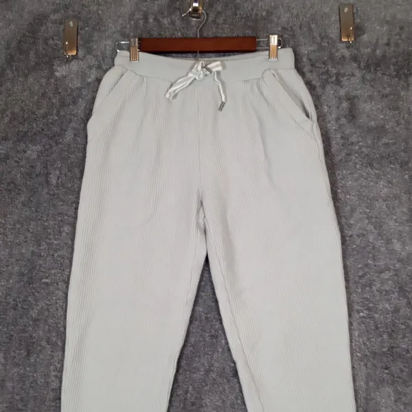 Aerie Big Chill Ribbed Textured Jogger Lounche Casual Womens S/P - Image 3