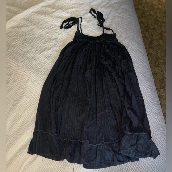 Free People Free Flowing Black Dress - Image 2