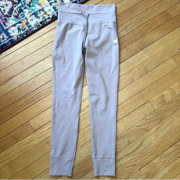 Vuori Daily Leggings Tie Waist Athletic Womens Small 7/8 Length - Image 3