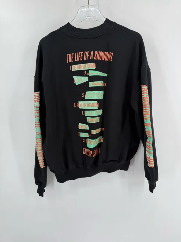 Taylor Swift The Life of a‎ Showgirl Crewneck Sweatshirt size small - Image 2