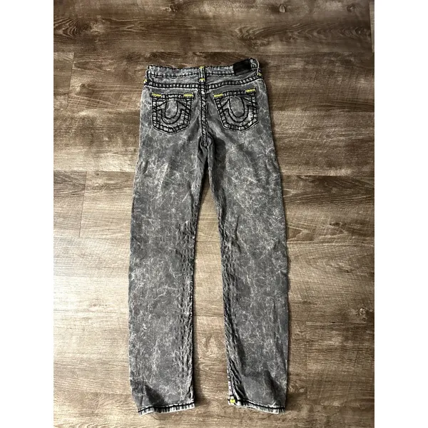 True Religion Geno Slim With Yellow Accents size 12 - Image 7