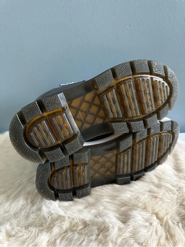 Dr. Martens Women’s Combs Tech Ripstop Gunmetal Gray Combat Boots - Image 7