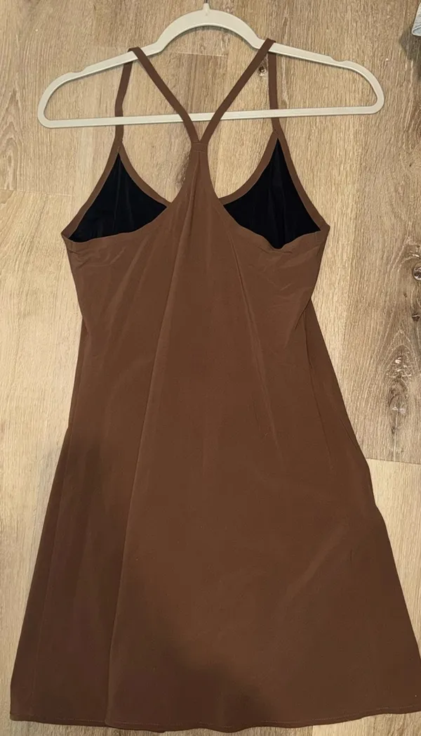 Outdoor Voices Exercise Dress in Brown - Image 2
