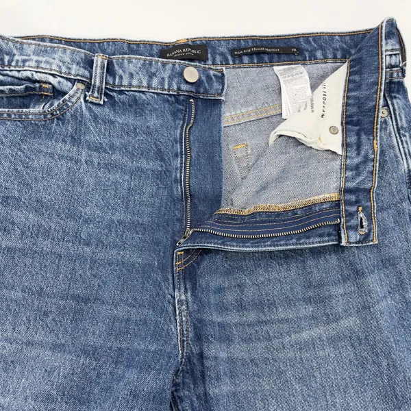Banana Republic Relaxed Bootcut Jeans Women 33L High‎ Rise Western Classic Indie - Image 8