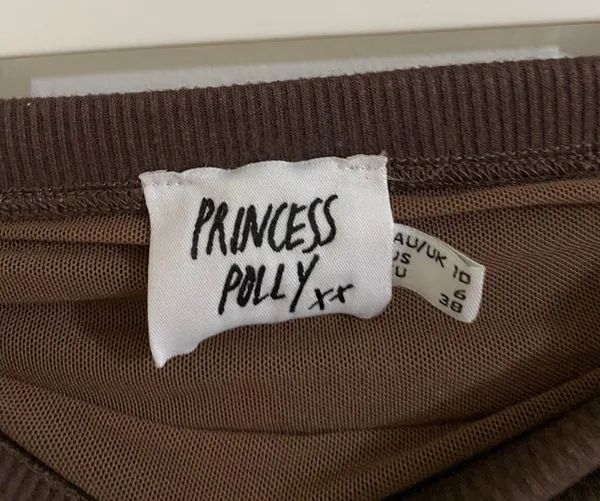 Princess Polly Brown Skirt - Image 5