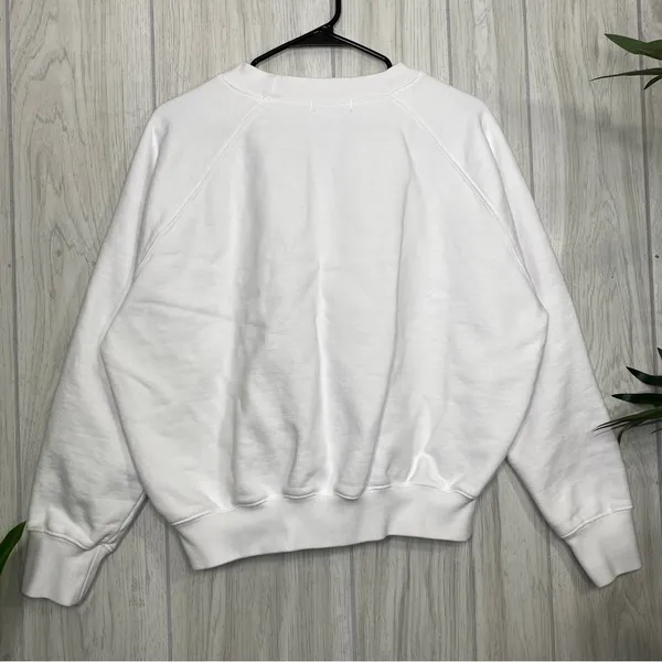 Good American Good Mama Crewneck Cropped Sweatshirt size 2 M Medium - Image 6
