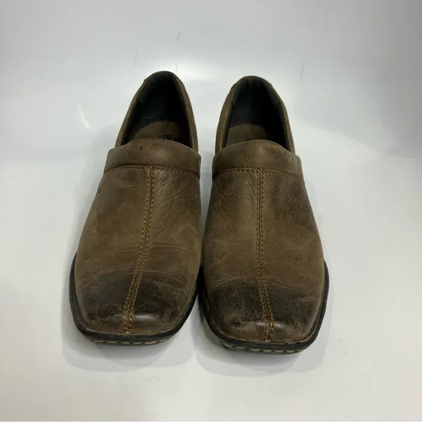 Born Kinney square‎ toe ankle booties size 8 Brown - Image 3