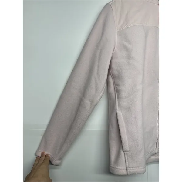 The North Face Youth XL 18/20 Hoodie Light Pink Fleece Jacket Girls Full Zip - Image 2