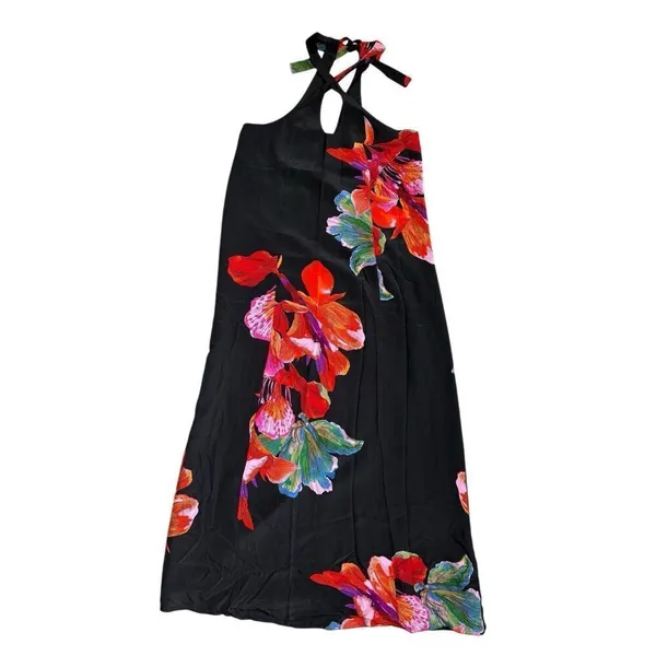 Anthropologie Maeve silk floral maxi dress size Small - Image 3