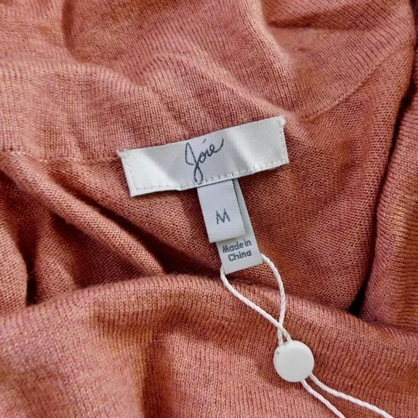 JOIE‎ Wesley Cowl Neck Slouchy Sweater Heather Pale Clay Pullover Knit Medium - Image 8