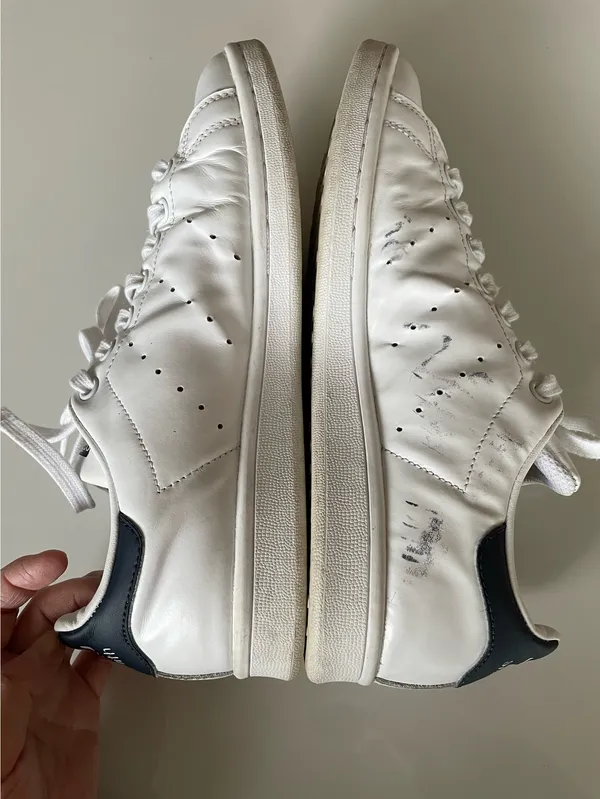 Adidas Women’s Stan Smith White Sneaker Size US8 - Image 3