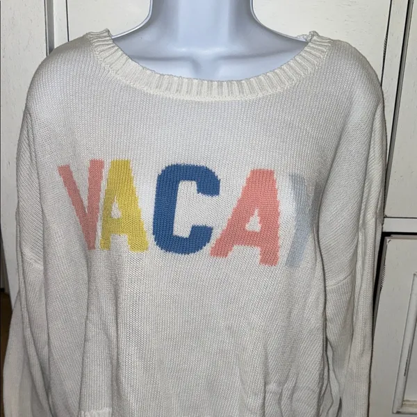 Women's Z Supply Crew Cropped Neck Sweater - Image 2