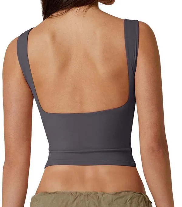 Amazon Qinsen Open Back Top Size M - Image 4