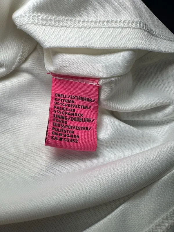 Betsey Johnson White Black Stripe Shift Dress Size 6 Bridal Sorority - Image 6
