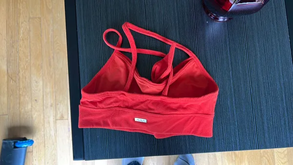 Red Tie-Front Crop Top - Image 3