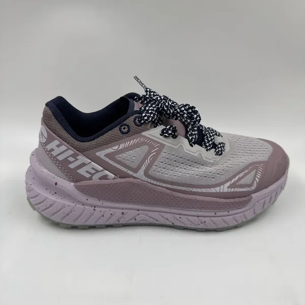 Hi-Tec Women Trail Shoe Size 6 Breathable Mesh Lining, Lace Up, Lilac, Purple - Image 8