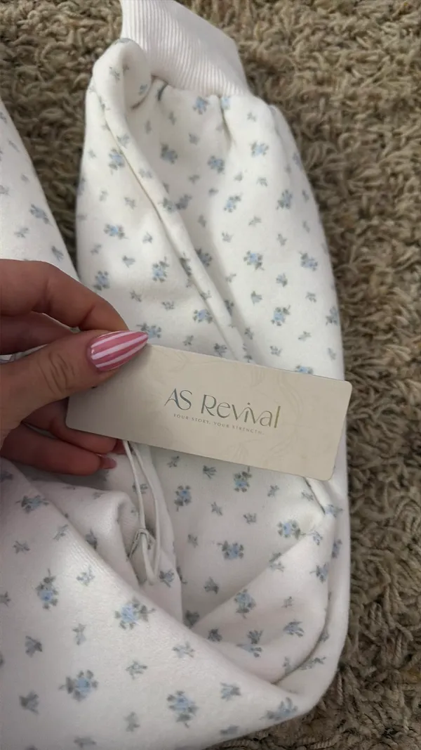 Altar'd State white and blue AS Revival sweatshirt - Image 6