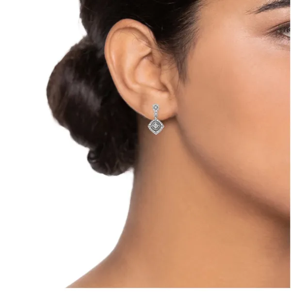 Vera Wang Real diamond 925 earrings! - Image 3