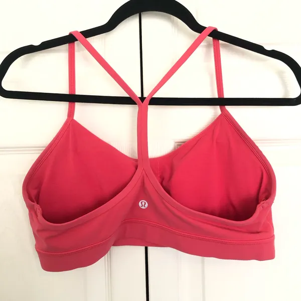 Coral lululemon Flow Y Nulu Bra Size 12 - Image 3