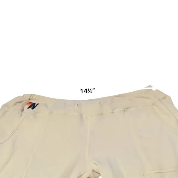 Aviator Nation Sweatpants Womens XL Cream Rainbow Stripe Joggers‎ USA Retro - Image 10