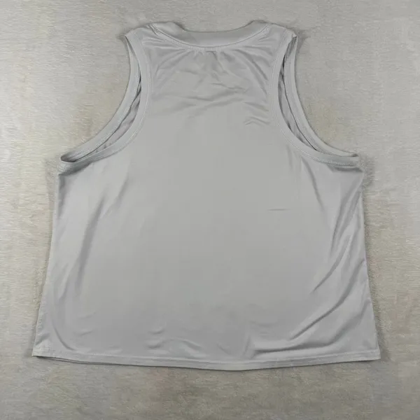 Vuori Performance Activewear Tank Top Light Gray Crew Neck M - Image 6