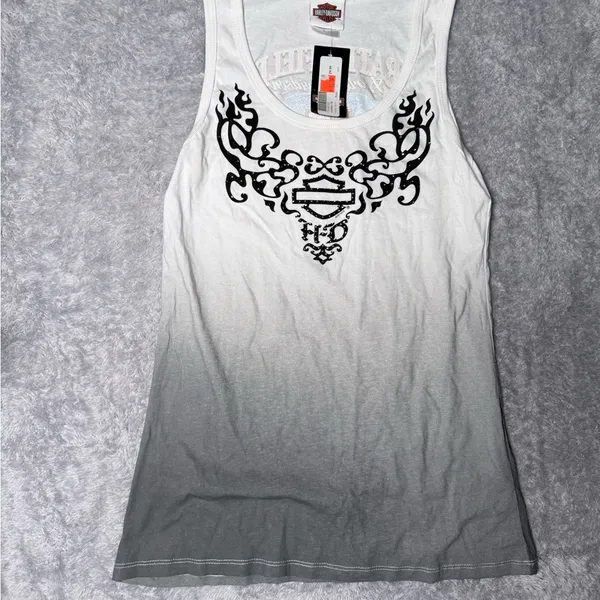 Harley-Davidson‎ Battlefield Gettysburg PA Graphic Tee tank top White large - Image 4