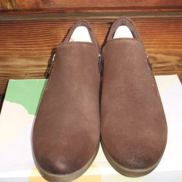 Earth Origins Brown Suede Booties - Image 4