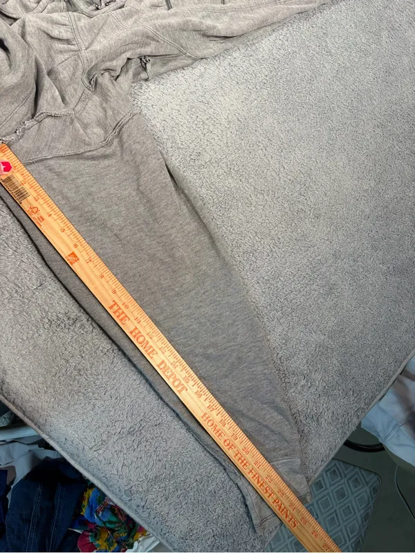 Free people FP movement Gray Hooded Zip-Up Sweatshirt small - Image 11