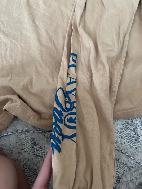 beige playboy shirt - Image 3