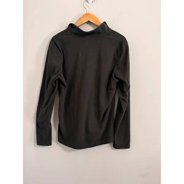 The North Face Fleece Pullover Womens XL Black TKA 100 Quarter Zip Jacket - Image 4