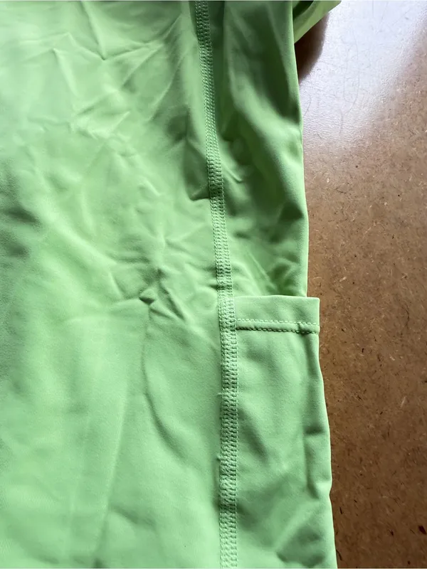 Women's NEW Vibrant Green Exercise Dress with Adjustable Straps Size XS #260370 - Image 9