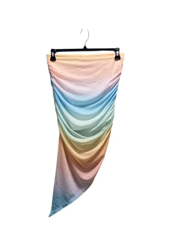 Abercrombie & Fitch The Trevor Project Rainbow Asymmetrical Swim Cover Size MP - Image 2